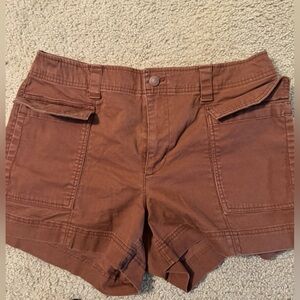 Brown old navy shorts size large